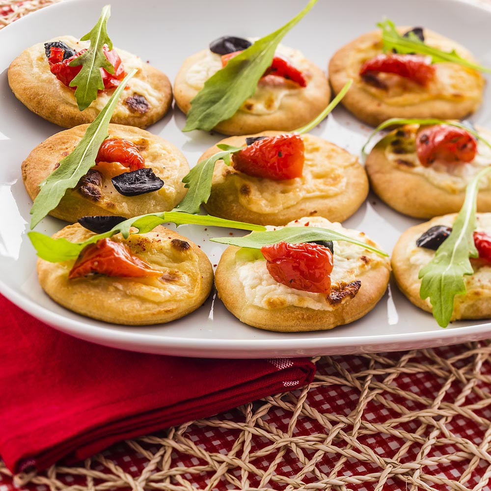 Mini pizzas diaboliques