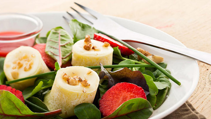 Salade kaas en dessert